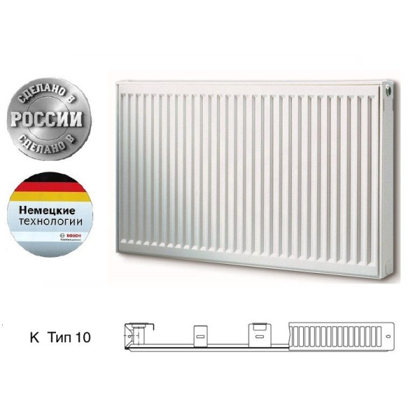 Радиатор стальной Buderus 500*1400 тип 10 Logatrend K-Profil боковое подключение (7724101514)