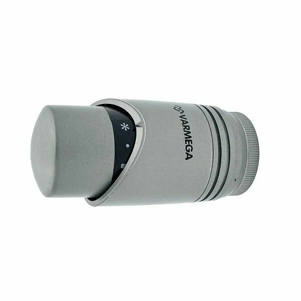 Головка термостатическая Varmega VM112 жидкостная М30х1,5 (серая) (VM11203) Головка термостатическая Varmega VM112 жидкостная М30х1,5 (серая) (VM11203)