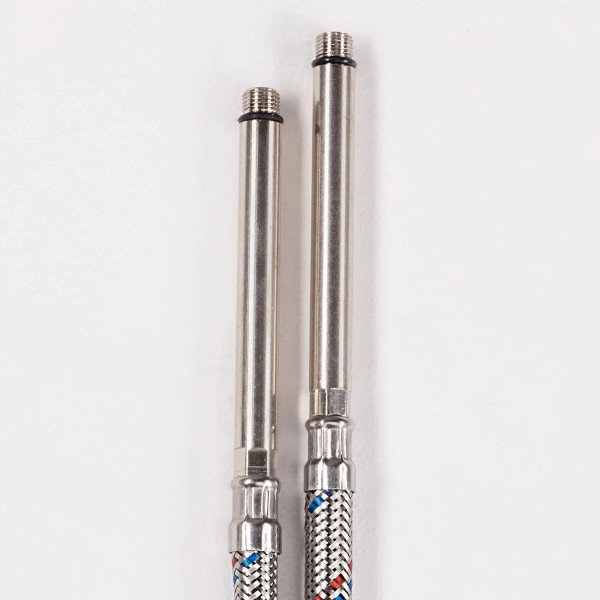 Подводка гибкая для смесителя 400 мм 1/2"хМ10 Monoflex SS LONGER штуцер 100 мм (нерж. сталь) (Н02641)