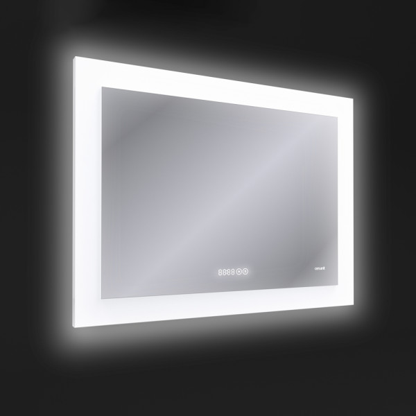 Зеркало Cersanit LED Design Pro 060 80х60 с подсветкой с часами