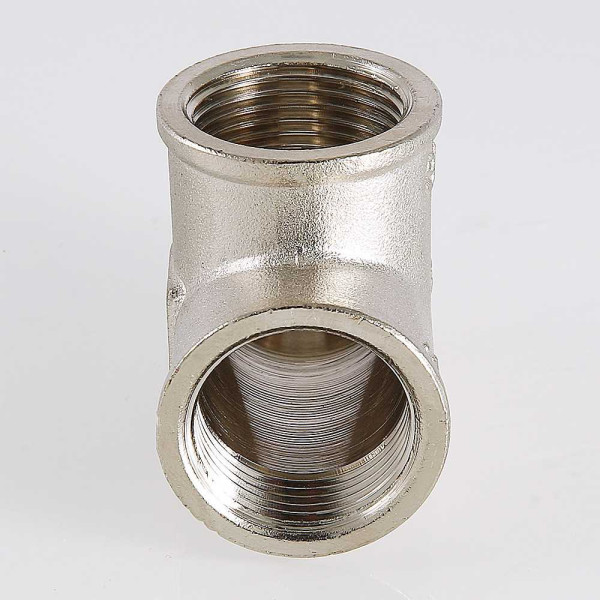 Тройник переходной 3/4"х1/2"х1/2" ВВВ Valtec (никель) (VTr.750.RN.050404) Тройник переходной 3/4"х1/2"х1/2" ВВВ Valtec (никель) (VTr.750.RN.050404)