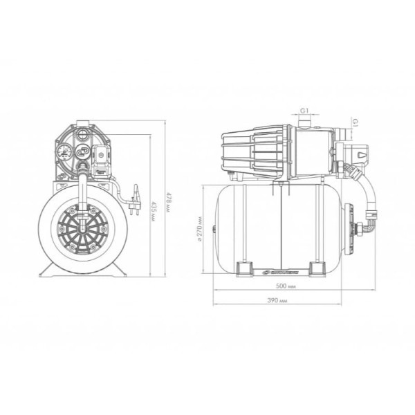 Насосная станция Джилекс Джамбо Про 60/35 Н-24 () (3113)
