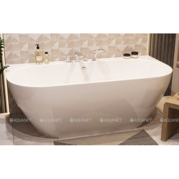 Ванна из искусственного камня Aquanet Family Stone 170х85,5 белая (332890)