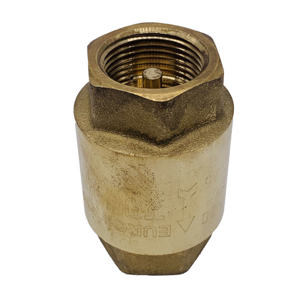 Клапан обратный вертикальный Tiemme 3/4" с латунным седлом (3500021) Клапан обратный вертикальный Tiemme 3/4" с латунным седлом (3500021)