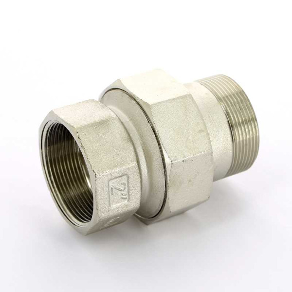 Сгон прямой (американка) 1 1/2" ВН Tiemme (никель) 1500251 / 1555N000808