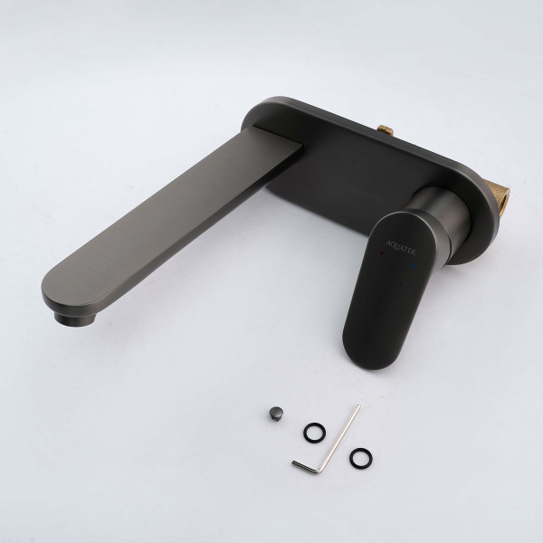 Смеители для раковины Aquatek Ника встраиваемый оружейная сталь (AQ1813BGM) Смеители для раковины Aquatek Ника встраиваемый оружейная сталь (AQ1813BGM)