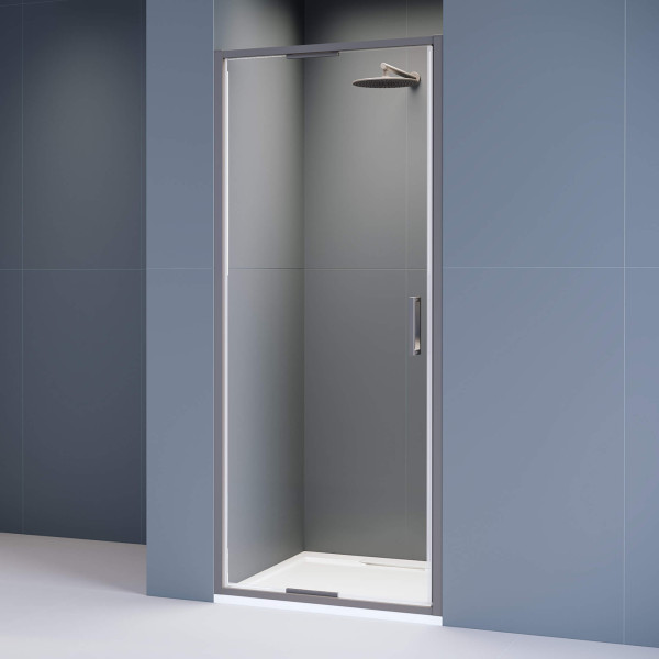 Душевая дверь RGW Stilvoll 100x195 стекло прозрачное, профиль серый (70320510-110) Душевая дверь RGW Stilvoll 100x195 стекло прозрачное, профиль серый (70320510-110)