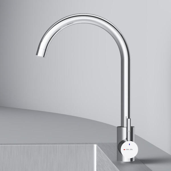 Смеситель для кухни AM.PM X-Joy S с С-изливом хром (F85B07100)