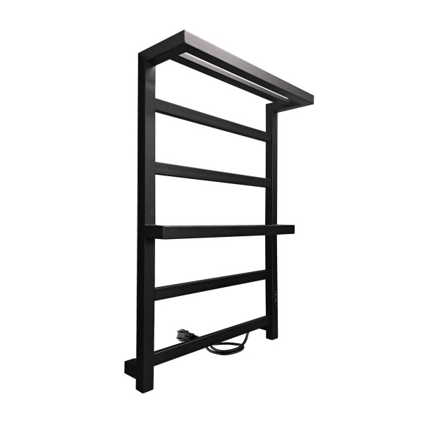 Полотенцесушитель электрический Indigo Forte 800x500 таймер, унив.подкл.RxL, Черный муар, сxп (LEFPF80-50PBRRt) Полотенцесушитель электрический Indigo Forte 800x500 таймер, унив.подкл.RxL, Черный муар, сxп (LEFPF80-50PBRRt)