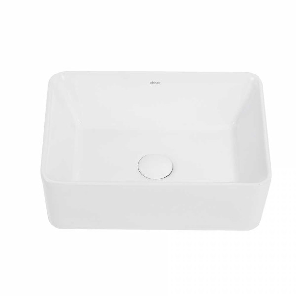 Раковина накладная ABBER Rechteck 40,5x30 белая (AC2213)