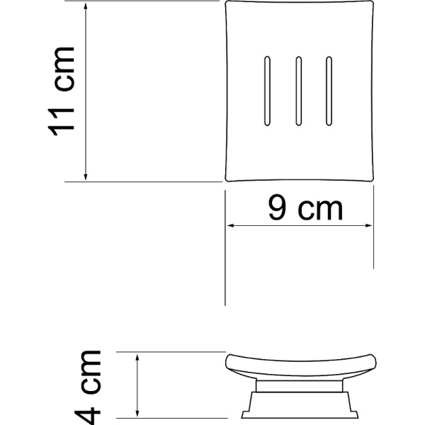 Мыльница WasserKRAFT Amper хром (K-5429N)