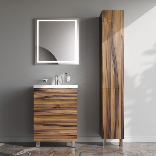 Тумба напольная AM.PM Gem 60x80 2 ящика, орех (M90FSX0602HF) Тумба напольная AM.PM Gem 60x80 2 ящика, орех (M90FSX0602HF)