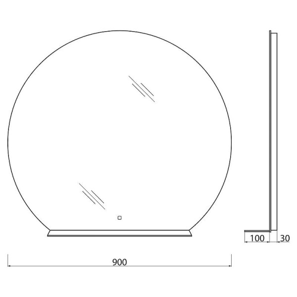 Зеркало с подсветкой BelBagno SPC-RNG 100 с полкой (SPC-RNG-1000-LED-TCH-MENS) Зеркало с подсветкой BelBagno SPC-RNG 100 с полкой (SPC-RNG-1000-LED-TCH-MENS)