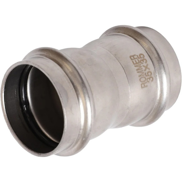 Муфта 35 Rommer из нержавеющей стали (пресс) (RSS-0017-000035) Муфта 35 Rommer из нержавеющей стали (пресс) (RSS-0017-000035)