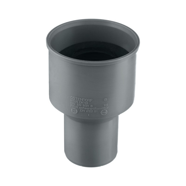 Патрубок переходной на чугунную трубу HTUG 50 Ostendorf (112820) Патрубок переходной на чугунную трубу HTUG 50 Ostendorf (112820)
