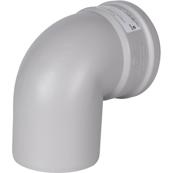 Отвод 110x87 Stout (PP, серый) (SKB-0012-011087)