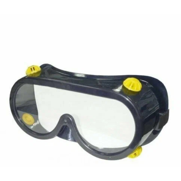 Очки защитные FIT с непрямой вентиляцией черный корпус (12225)