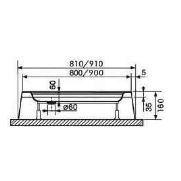 Душевой поддон RGW LUX/TN-P 90x90 белый (16180499-41)