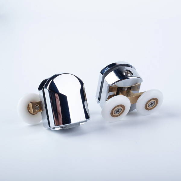 Ролики 2 верхних двойные 2 нижних одинарные D=23 мм хром стекло 4 мм Iddis (966M23C4DZ) Ролики 2 верхних двойные 2 нижних одинарные D=23 мм хром стекло 4 мм Iddis (966M23C4DZ)