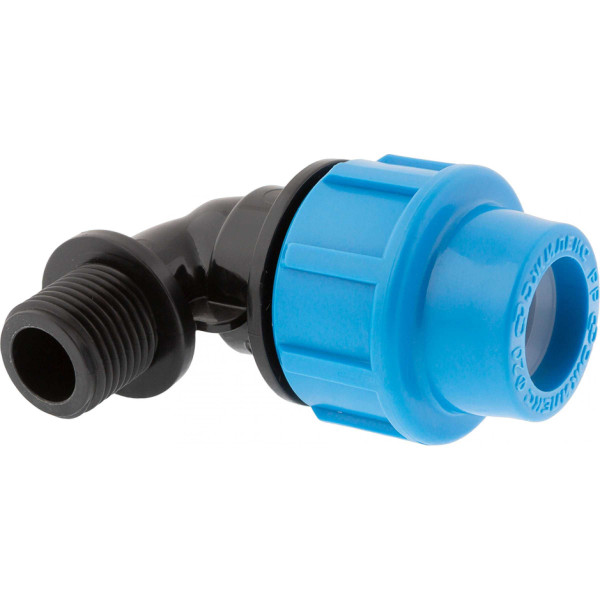 Соединение угловое 20*1/2"Н Джилекс (для п/э трубы, PP) (9270)