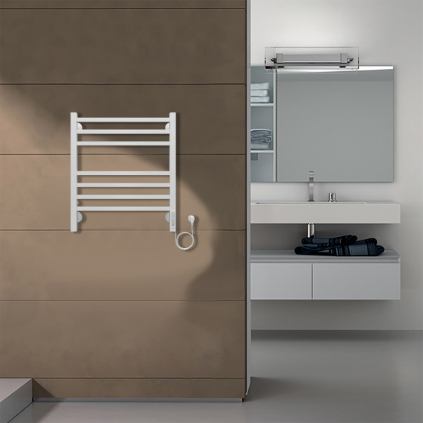 Полотенцесушитель электрический Azario Ancona 500x600 белый Полотенцесушитель электрический Azario Ancona 500x600 белый