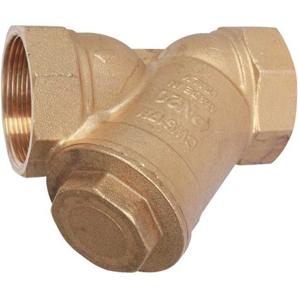 Фильтр косой сетчатый муфтовый Stout SFW 1 1/2" 500 мкр. (SFW-0001-000040)