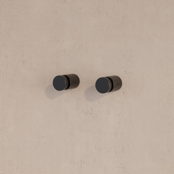 Крючок одинарный комплект сплав металлов Petite черный матовый Iddis (PET2SB1i41)