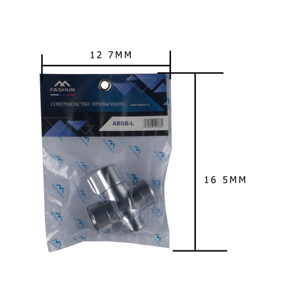 Дивертор Fashun для ванно-душ. смес. A21xx и душ. систем, с флажк.переключ. Хром (ABBB-L)