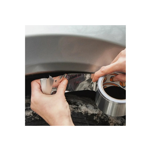 Лента алюминиевая клейкая Aviora 50 мм х 10 м (302-196) Лента алюминиевая клейкая Aviora 50 мм х 10 м (302-196)