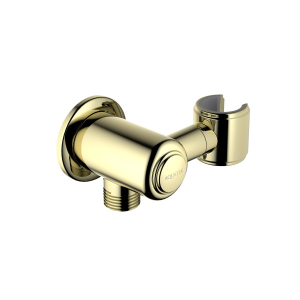 Шланговое подсоединение Aquatek Классик золотой (AQ2462PG)