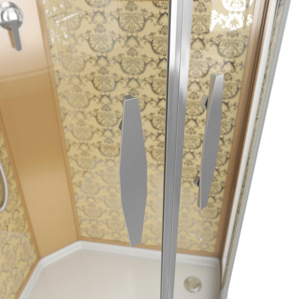Душевая кабина Niagara Luxe 900*900*2100 стекло прозрачное, профиль золотой (NGL-7715GBK) Душевая кабина Niagara Luxe 900*900*2100 стекло прозрачное, профиль золотой (NGL-7715GBK)