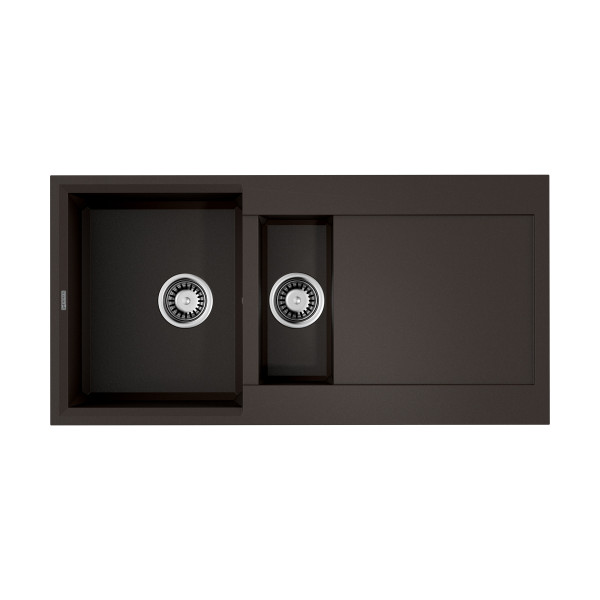 Мойка для кухни врезная Omoikiri Sakaime 100-2-ES Tetogranit/espresso (4997219) Мойка для кухни врезная Omoikiri Sakaime 100-2-ES Tetogranit/espresso (4997219)