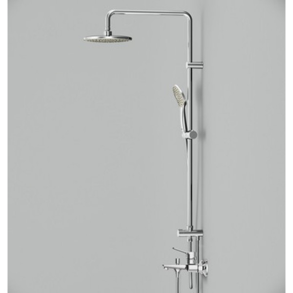 Система душевая X-Joy (смеситель, верхний душ d 220 мм, ручн.душ 110 мм, 3 ф-ции, душевой шланг) Система душевая X-Joy (смеситель, верхний душ d 220 мм, ручн.душ 110 мм, 3 ф-ции, душевой шланг)