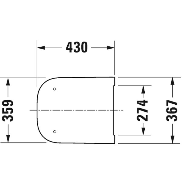 Сиденье для унитаза Duravit Happy D.2 с SoftClose Anthracit matt (0064591300)