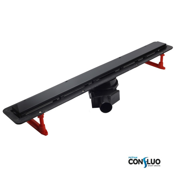 Душевой лоток Pestan Confluo Frameless Line 650 Black Matte черный матовый/полая под плитку, без рамки (13701320) Душевой лоток Pestan Confluo Frameless Line 650 Black Matte черный матовый/полая под плитку, без рамки (13701320)