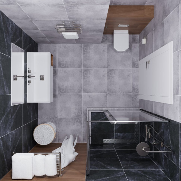 Душевой уголок Triton Вента 120x80 стекло прозрачное, профиль хром (DK297)