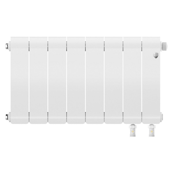 Радиатор биметаллический Royal Thermo Infinity 300 Bianco Traffico VR80 (8 секций) Белый (RTIBTVR8030008) Радиатор биметаллический Royal Thermo Infinity 300 Bianco Traffico VR80 (8 секций) Белый (RTIBTVR8030008)