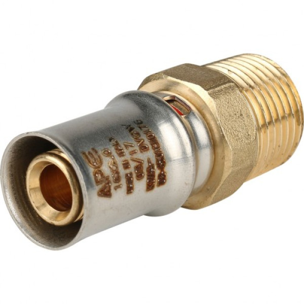 Соединение прямое 16*1/2"Н Stout (пресс) SFP-0001-001216 Соединение прямое 16*1/2"Н Stout (пресс) SFP-0001-001216