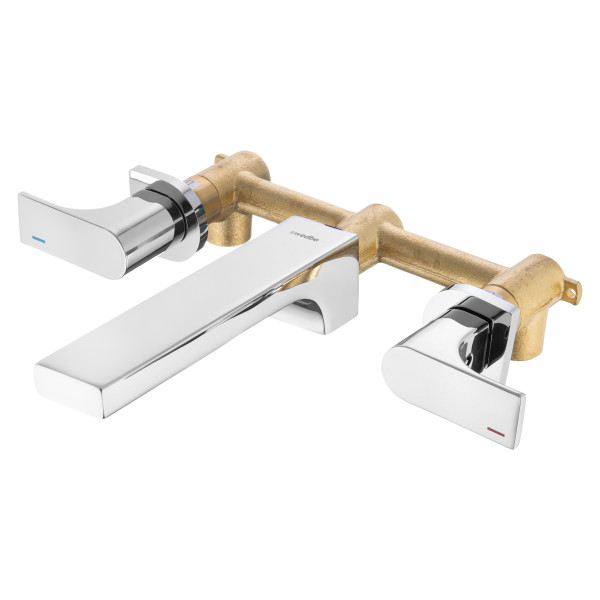 Смеситель для раковины встраиваемый Swedbe Platta хром (5503) Смеситель для раковины встраиваемый Swedbe Platta хром (5503)