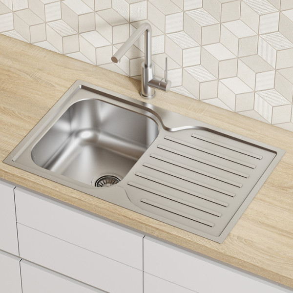 Мойка для кухни врезная Iddis Strit S 78x48 нержавеющая сталь шелк (STR78SDi77) Мойка для кухни врезная Iddis Strit S 78x48 нержавеющая сталь шелк (STR78SDi77)