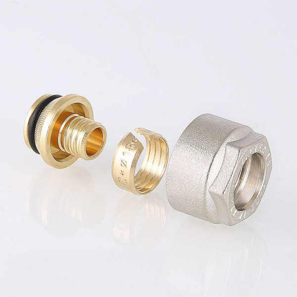 Переход коллекторный 16(2,0)*3/4"(18) (евроконус) Valtec для п/э трубы (VT.4410.NE.16) Переход коллекторный 16(2,0)*3/4"(18) (евроконус) Valtec для п/э трубы (VT.4410.NE.16)