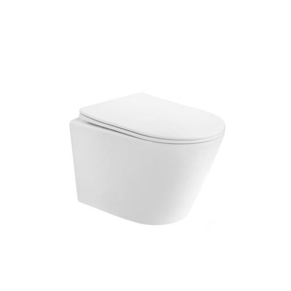 Унитаз подвесной Abber Bequem 355x490x360 белый матовый (AC1102TMW)