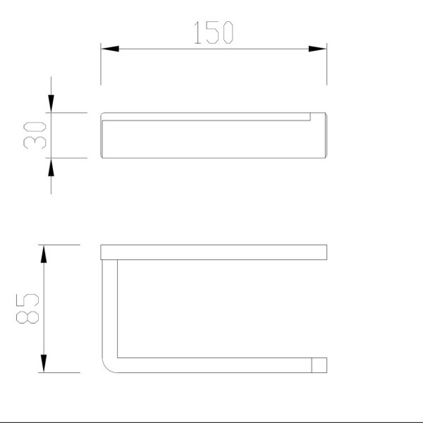 Бумагодержатель Abber Westen никель (AA1731NG)