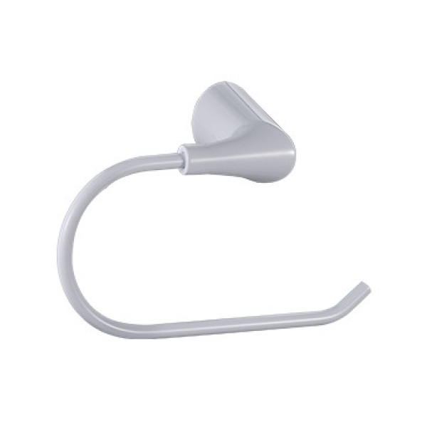 Держатель для туалетной бумаги Fashun L=163 мм цинк. сплав + SUS201 белый (A1803-3-8)