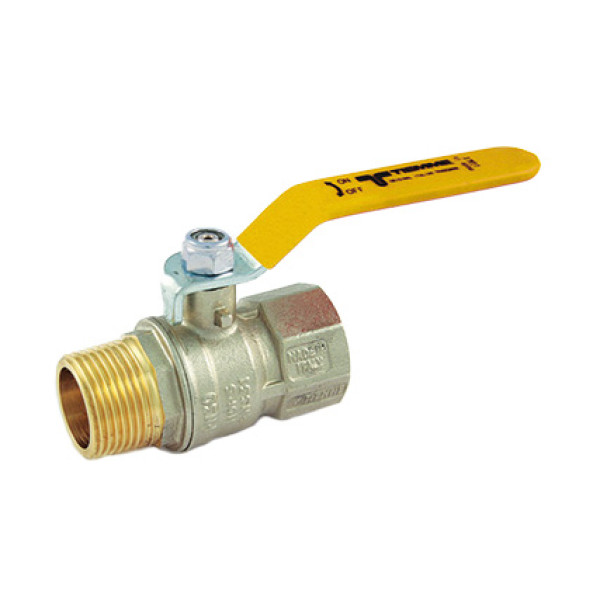 Кран газовый Tiemme 3/4" ВН шаровый Tornado (жёлтая ручка) (2390014 / 2381G07) Кран газовый Tiemme 3/4" ВН шаровый Tornado (жёлтая ручка) (2390014 / 2381G07)