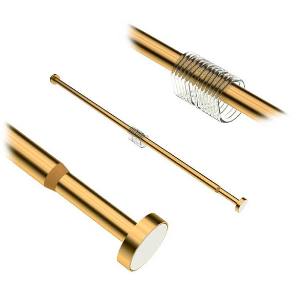 Карниз для ванны Wasser Kraft Aisch 200 золотой (SC-551120)