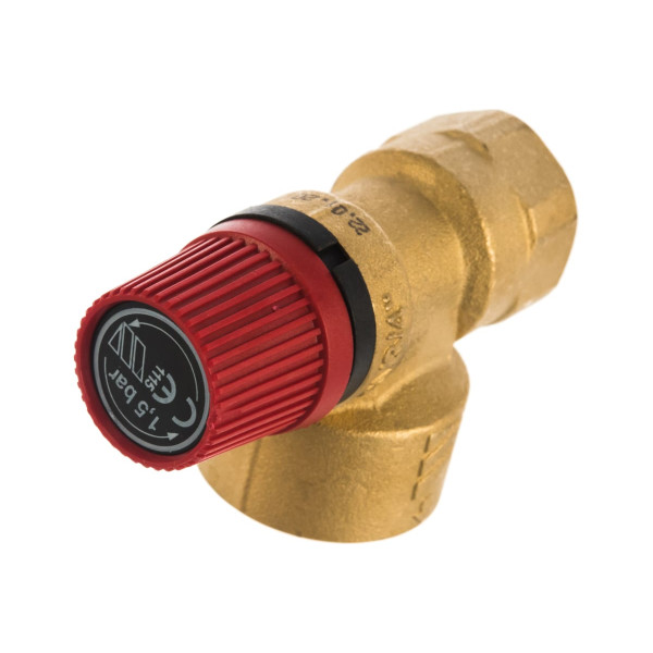 Клапан предохранительный 1/2"*3/4"ВВ 1,5 бар (латунь) SVS-0001-001520 Клапан предохранительный 1/2"*3/4"ВВ 1,5 бар (латунь) SVS-0001-001520