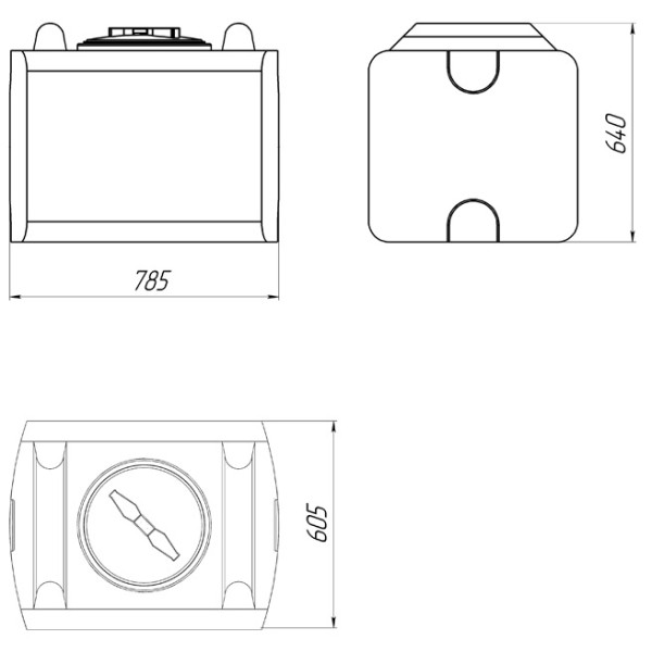 Емкость ЭкоПром ЭВП 200 л. синяя (112.0200.601.0) Емкость ЭкоПром ЭВП 200 л. синяя (112.0200.601.0)