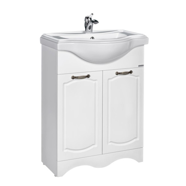 Тумба напольная Домино Классика 65 RICH белое дерево (DR6016T) Тумба напольная Домино Классика 65 RICH белое дерево (DR6016T)