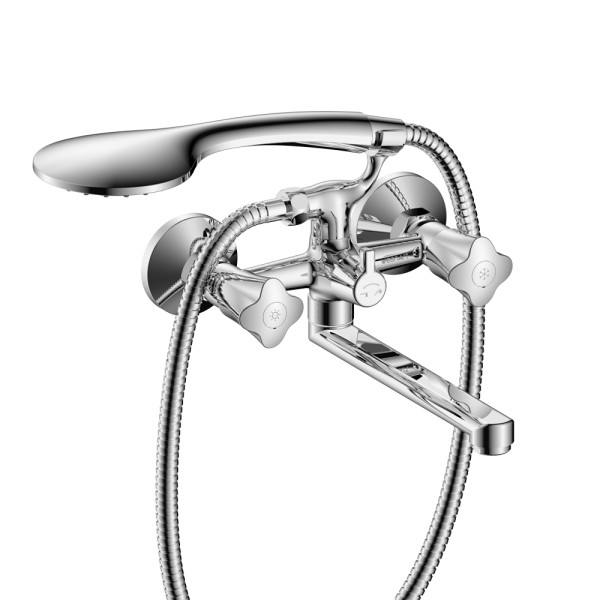 Смеситель для ванны и душа Wesnaart Kamila хром (KAM16-323-23251) Смеситель для ванны и душа Wesnaart Kamila хром (KAM16-323-23251)